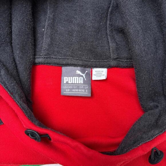 Y2K Ferrari Puma Scuderia Red Hoodie Jacket - Picture 2 of 8